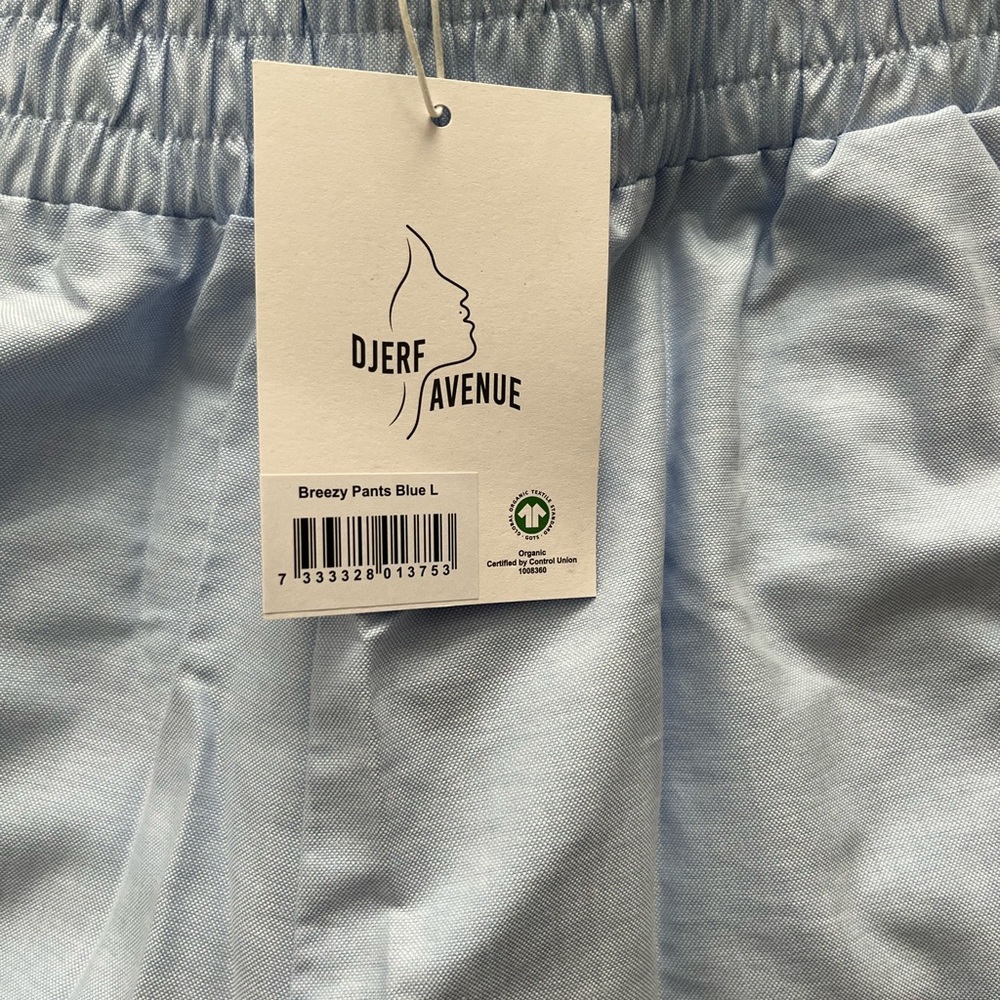 Djerf Ave - Breezy Pants Size L in Blue - NWT